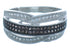Sterling Silver Brown White Cubic Zirconia Ring Size 8 Jewelry AS54992